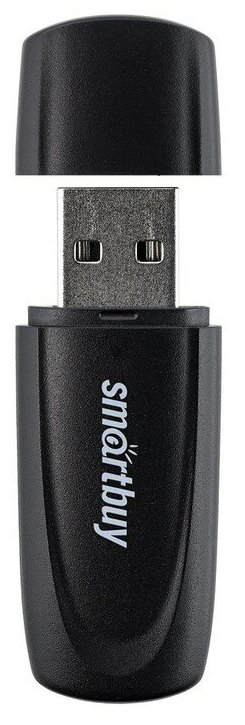 Накопитель USB 2.0 16Гб Smartbuy Scout (SB016GB2SCK), черный