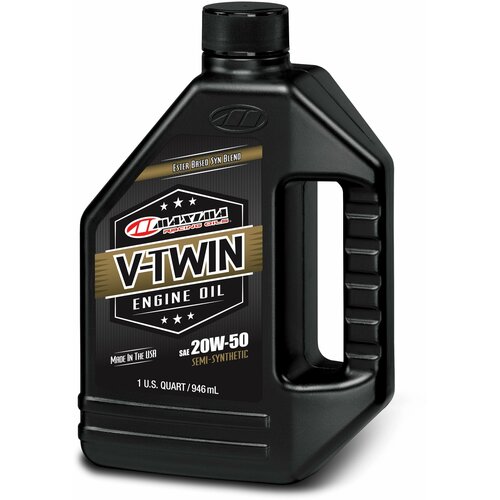 Моторное масло Maxima V-Twin Synthetic Blend 20w50 (полусинтетическое с эстерами) 1л