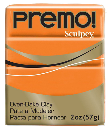 Полимерная глина Sculpey Premo полимерная глина PE02 57 г 5033 оранжевый