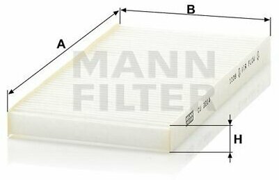 Салонный фильтр Mann-Filter - фото №3