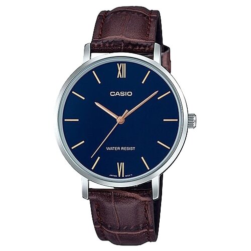 Наручные часы CASIO Collection LTP-VT01L-2B, синий, серебряный