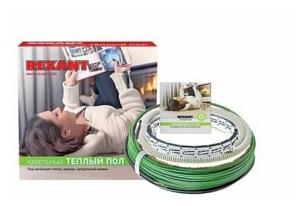 Теплый пол Rexant Standard RND -30-450 51-0514-3 450Вт/30м/ S обогрева, м2: 2,7-3,8 (двух жильный)