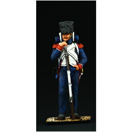 Оловянный солдатик SDS: Фузилер егерей Гвардии, 1810 г.