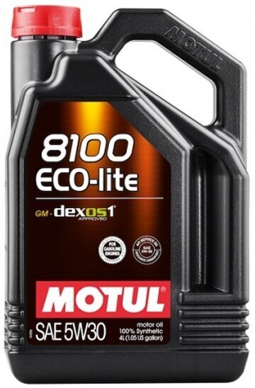 Моторное масло Motul 8100 Eco-Lite 5W-30 синтетическое 4 л