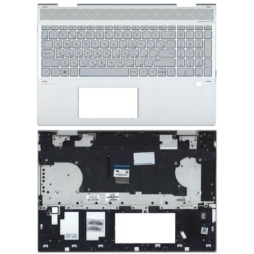 Клавиатура для ноутбука HP Envy 15-DR 15-DS топкейс FPR клавиатура топ панель для ноутбука hp envy 15 dr 15 ds черная с черным топкейсом