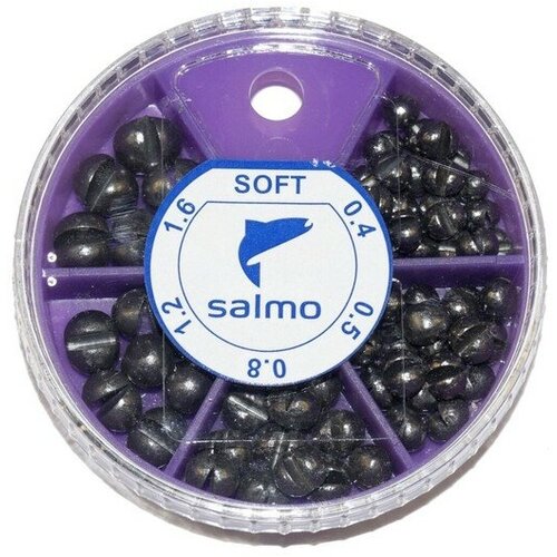 Грузила Salmo дробь SOFT мягкий 5 секц. 0.4-1.6г 60г набор 2 7597262