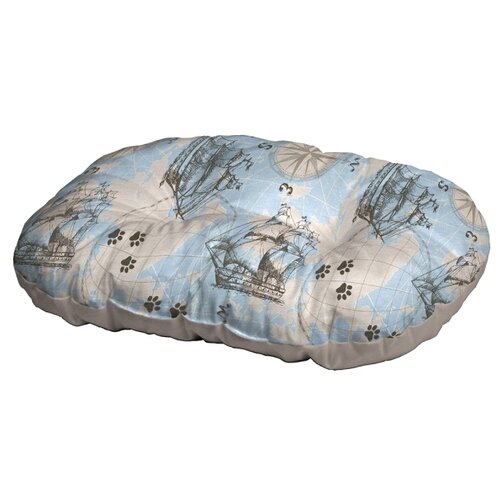 фото Ferplast подушка мягкая для собак средних пород и кошек relax 89/10 (серый с черным) 55х85 см. (82089077)