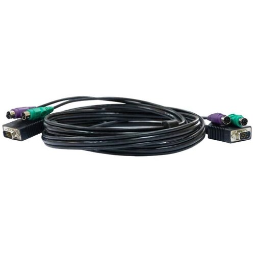 Кабель D-Link DKVM-CB/A4A 1.8м черный комплект 2 штук кабель d link dkvm cb a4a 1 8м черный