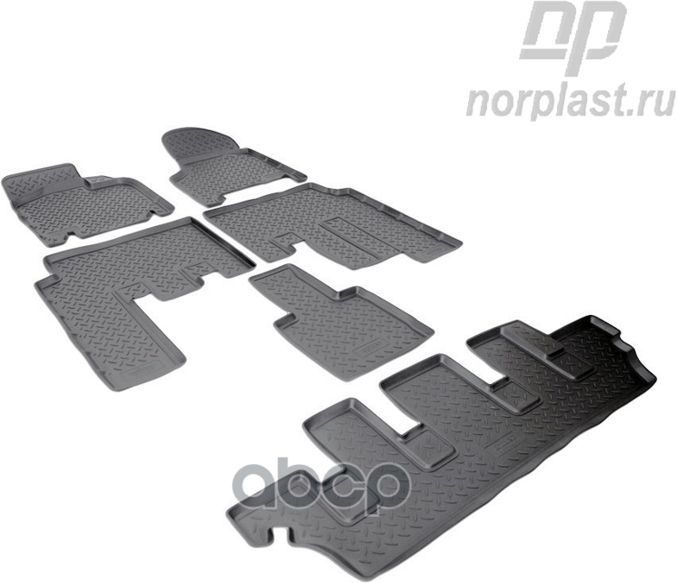 Коврики В Салон Полиуретан Norplast Dodge, 7-Мест. 00-07 Черный Комплект Npl-Po-20-35 NORPLAST арт. NPL-Po-20-35