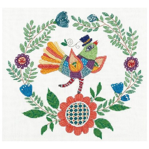 фото Набор для вышивания крестиком panna певец (pt-1954)