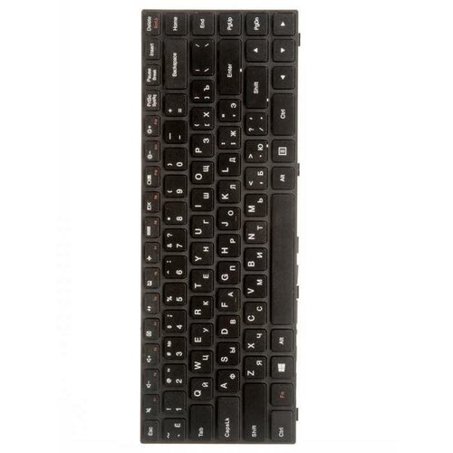 Клавиатура keyboard для ноутбука Lenovo IdeaPad 100-14IBY 100s-14IBY черная 5N20H47067 937₽