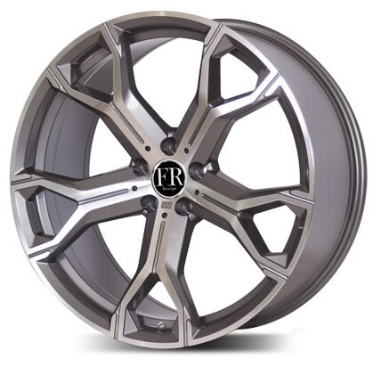 Диск FR REPLICA B5498 9.5x21/5x112 D66.6 ET37 GMF для BMW X5/X7 G05/G07 style 741M front/rear