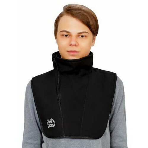 Ветрозащита шеи и груди - подшлемник LYCOSA WINDSTOPPER BLACK