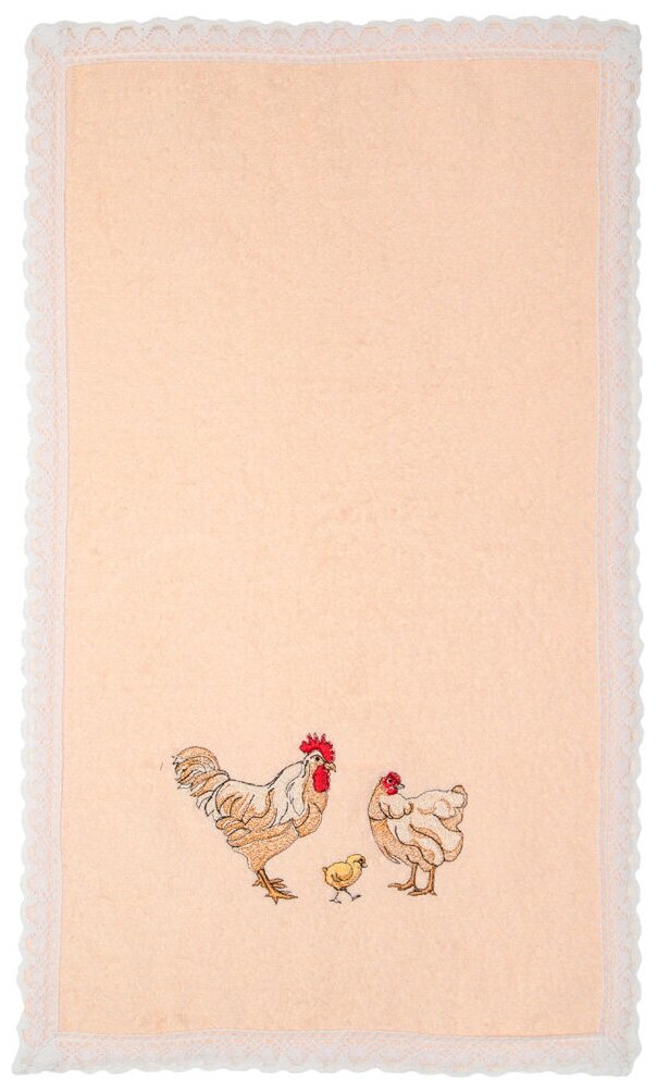 Полотенце куриная семейка ,30х50 Santalino (143849) - фотография № 2