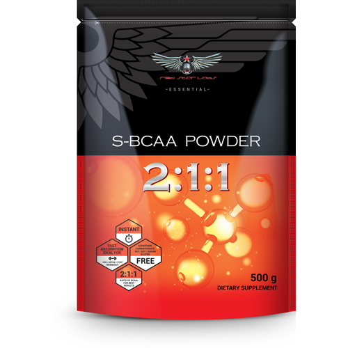 Аминокислоты S-BCAA powder 2:1:1, 500 г, вкус: без вкуса специальный препарат red star labs 5 htp 60 капсул