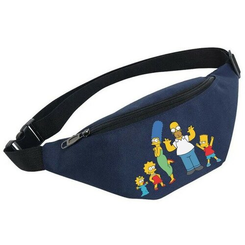 фото Сумка поясная noname, синий