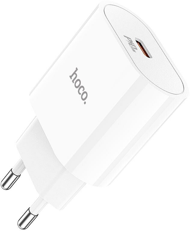 Сетевое зарядное устройство Hoco C94A Metro PD20W + кабель USB Type-C - Lightning 1м белый