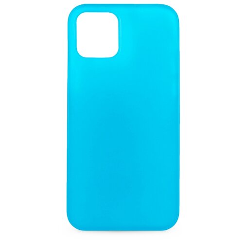 Пластиковый чехол накладка для iPhone 12 mini / Тонкий матовый чехол на Айфон 12 мини (Синий)