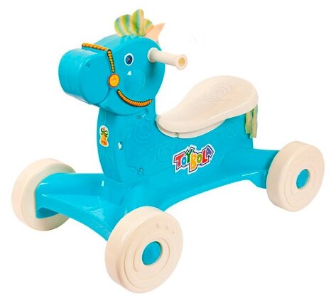 Каталка-игрушка ToyBola Лошадка (TB-016), голубой