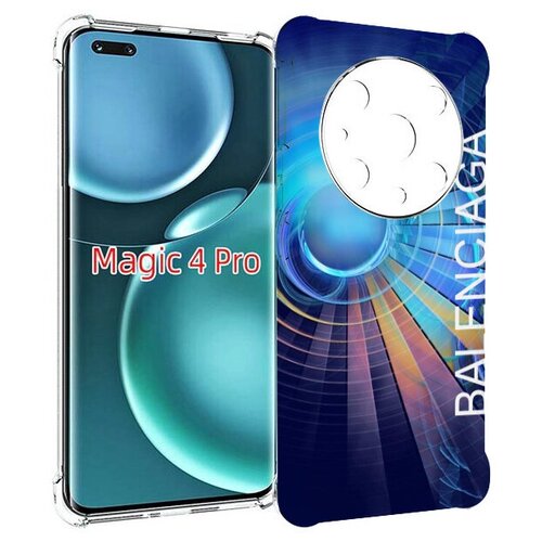 Чехол MyPads Баленсиага-абстракция для Honor Magic4 Pro / Magic4 Ultimate задняя-панель-накладка-бампер чехол mypads абстракция на желтом фоне для honor magic4 pro magic4 ultimate задняя панель накладка бампер