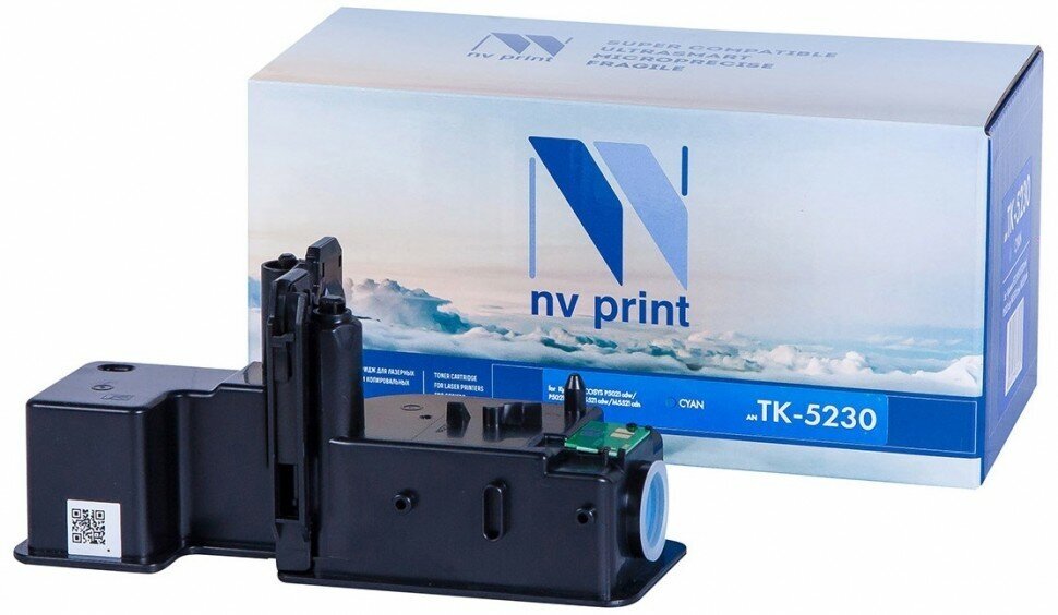 Картридж NV Print NV-TK5230C, голубой, 2200 страниц, совместимый для Kyocera ECOSYS P5021cdw/P5021cdn/M5521cdw/M5521cdn