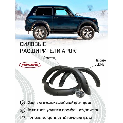 Расширители колесных арок FENDERS LADA Нива 4X4 URBAN (70 мм)