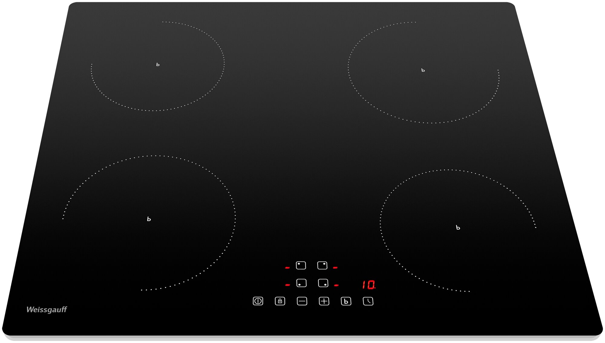 Индукционная варочная панель Weissgauff HI 640 BA, черный - фотография № 3