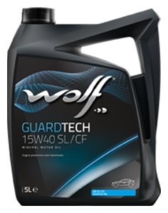 Масло моторное - Wolf Guardtech 15W40 SL/CF 5Л 8300318