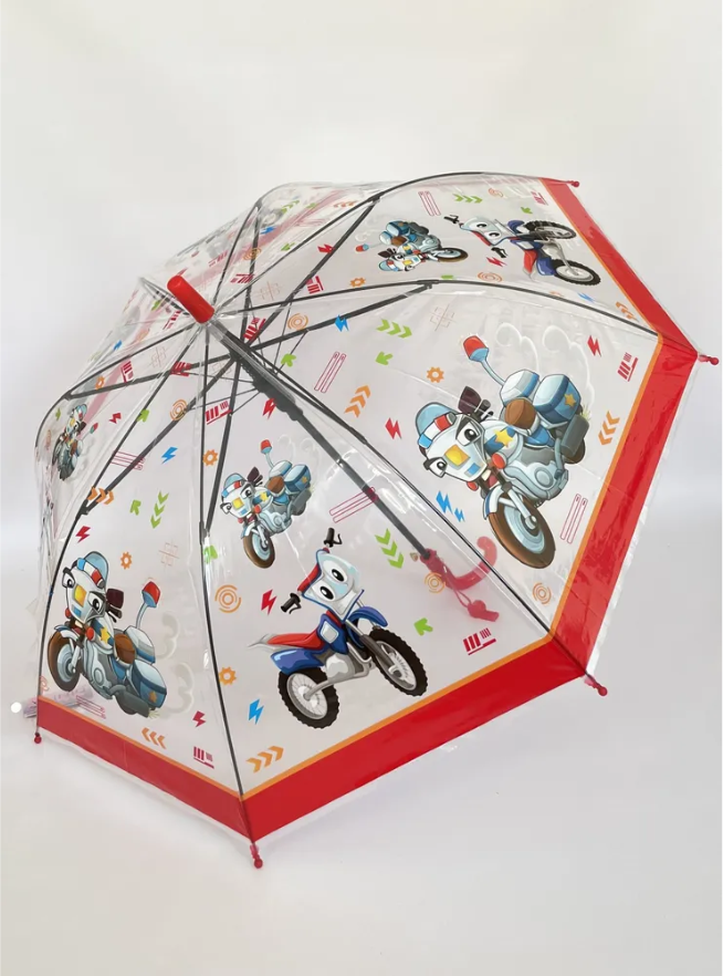 Зонт-трость детский Веселый Транспорт 