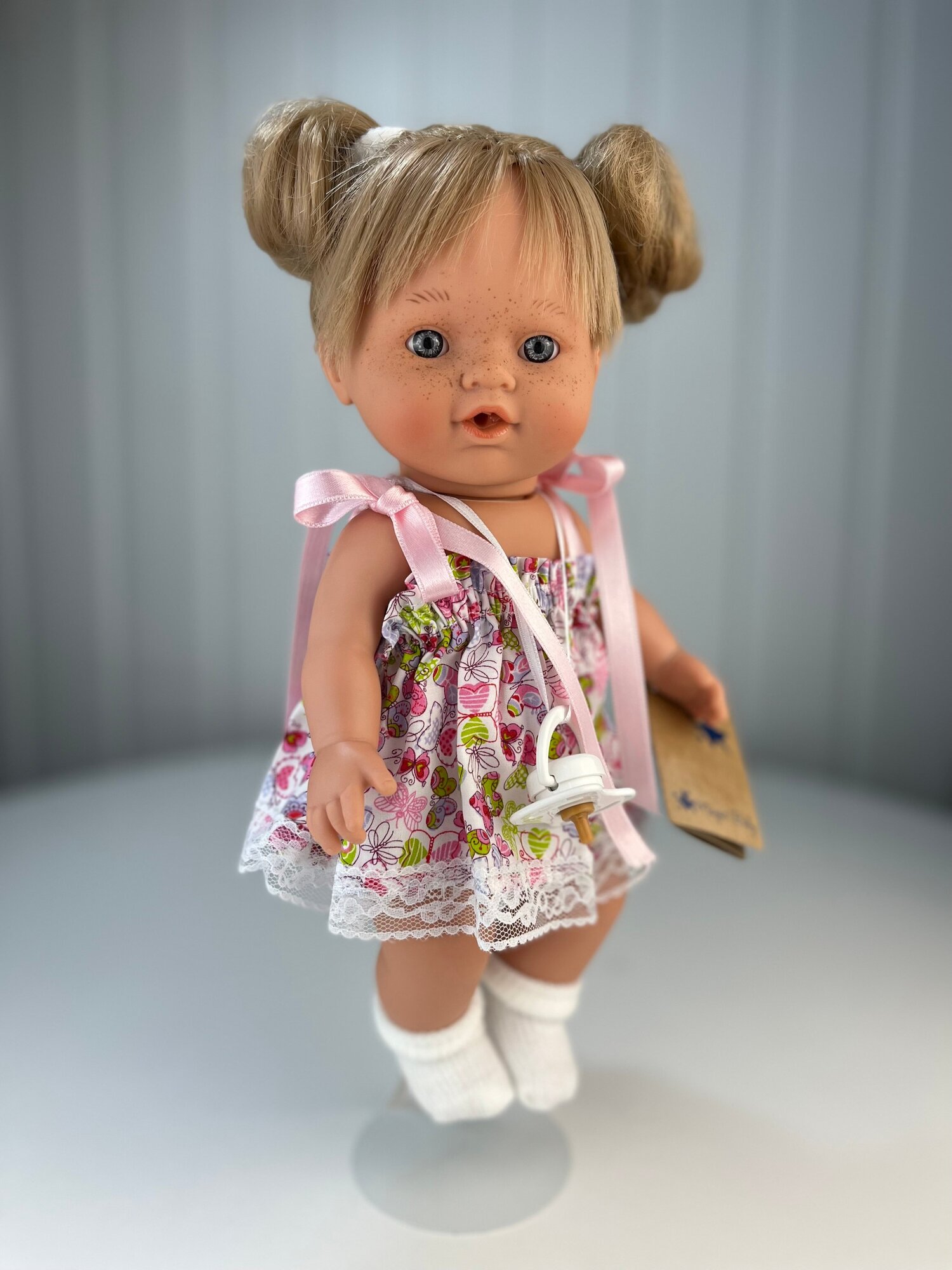 Кукла-пупс девочка в платье, блондинка, 30 см, Lamagik, арт. 30000U