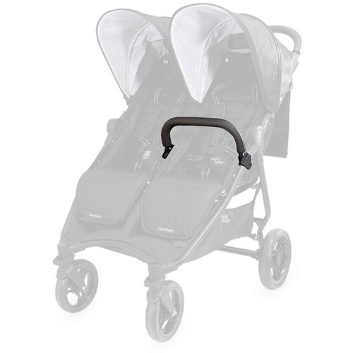 Valco Baby Бампер для коляски Slim Twin для одного ребенка, черный универсальные аксессуары для колясок 3 шт адаптеры для колясок 2 каретки в двойную коляску подходят для всех колясок