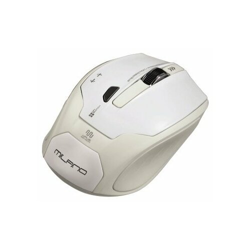 Мышь Hama Milano белый оптическая (2400dpi) беспроводная USB для ноутбука (6but)