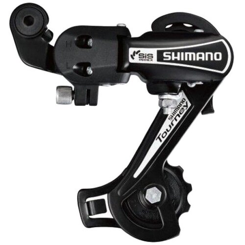 Переключатель задний SHIMANO RD-TY21-B TOURNEY, GS 6 скоростей арт. ZSM22553 переключатель для велосипеда задний на 6 7 скоростей shimano tourney ty21 b gs крепление на болт