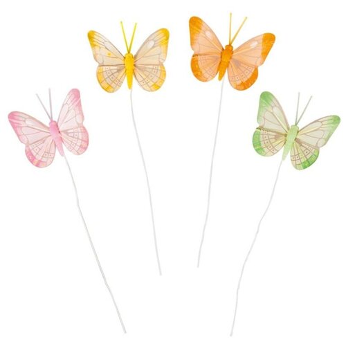 Декоративные бабочки 6 х 5 см RAYHER 85478999 набор декоративных элементов бабочки 7 х 6 5 см rayher 46499000