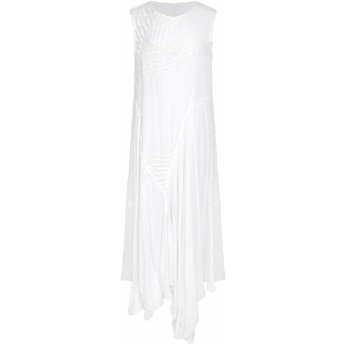 фото Платье лен, вечернее, размер l, белый proto-tipia