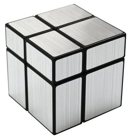 Зеркальный Кубик 2x2x2 непропорциональный (серебряный)