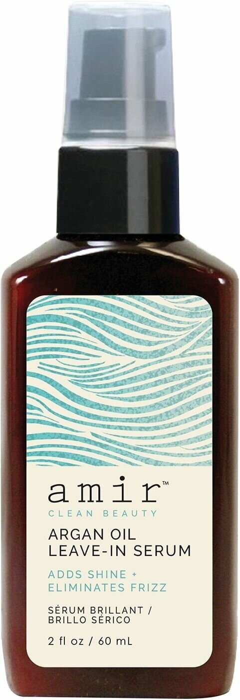 Сыворотка для волос Amir Clean Beauty Argan Oil Leave-In Serum Несмываемая разглаживающая 60мл - фото №10