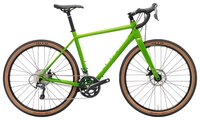 Шоссейный велосипед KONA Rove NRB (2018) gloss lime/green/off-white decals 50 см (155-162) (требует 