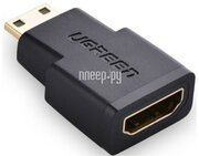 Адаптер UGREEN (20106) Micro HDMI Male to HDMI Female Adapter чёрный
