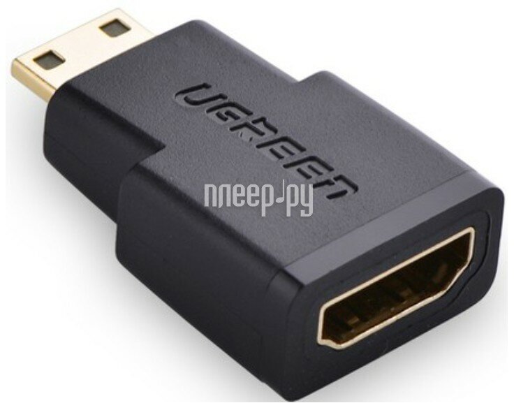 Адаптер UGREEN micro-HDMI/HDMI, черный - фото №1