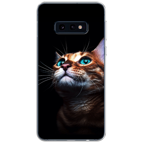 Силиконовый чехол на Samsung Galaxy S10E / Самсунг Галакси S10E Мечтательный кот
