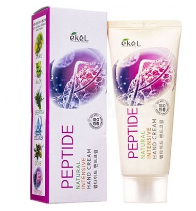 Крем для рук антивозрастной с Пептидами Natural Intensive Hand Cream Peptide