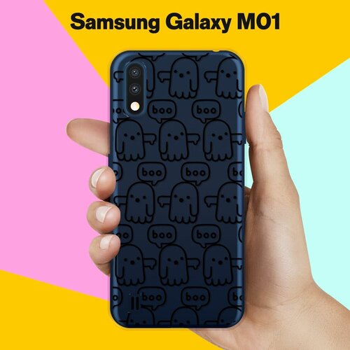 Силиконовый чехол на Samsung Galaxy M01 Boo / для Самсунг Галакси М01