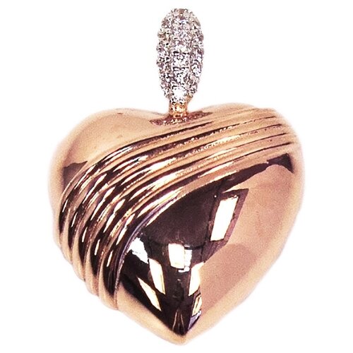 фото Кулоны the-jeweller подвеска из золота с фианитами