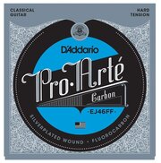 D'Addario EJ46FF струны для классической гитары, карбон, сильное натяжение