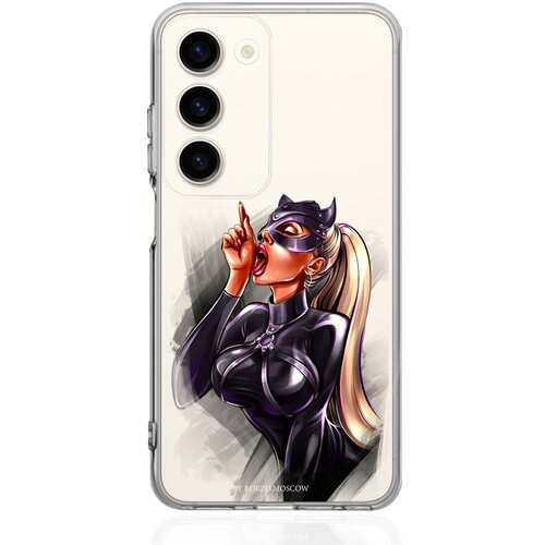 Прозрачный силиконовый чехол MustHaveCase для Samsung Galaxy S23 Kitty/ Кошечка