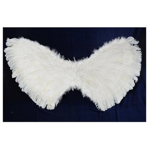 фото Крылья перьевые белые, 110x60 см i-brigth company