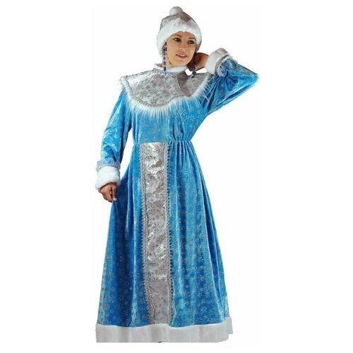 Карнавальный костюм Снегурочка взрослый, 46-48 размер костюм взрослый карнавальный азербайджанка 48