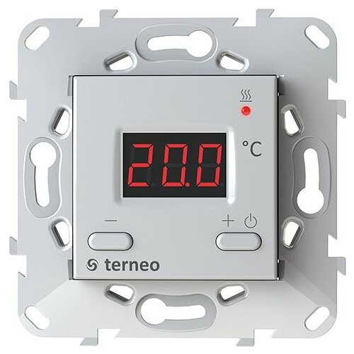 Терморегулятор Terneo KT белый термопласт терморегулятор terneo s слоновая кость термопласт