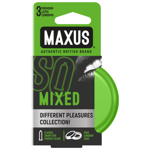 фото Презервативы Maxus Mixed 3 шт.